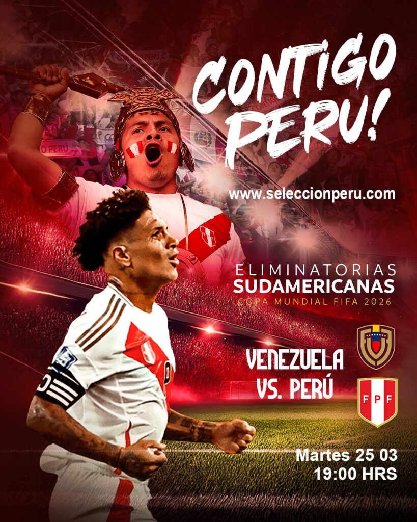 Peru vs venezuela flyer 2025